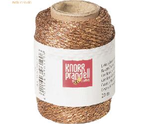 4 x Knorr prandell Dekoschnur Metallic 1,5mmx20m kupfer