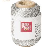 4 x Knorr prandell Dekoschnur Metallic 1,5mmx20m silber