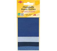 4 Zephir Jeans Jeansflicken Aufbügelflicken 10x15 cm Flickstoffe