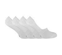 (40-45, Weiß) Sock Snob - Sock Snob - 4 Paar Herren und Damen Kurze Sneaker Socken Unsichtbar mit Silikon