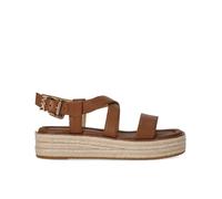 Michael Kors Damen Lynn Espadrille Sandale, luggage, 40.5 EU