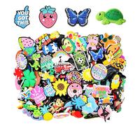 40/60/100/200 Stück zufällige verschiedene Pins für Rucksäcke, viele gemischte niedliche Pins für DIY Rucksack/Jacken/Hüte, Geburtstagsgeschenke, Urlaubsgeschenk, Partygeschenk, Small