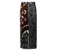 40 IT MAX MARA WEEKEND MILORD BLAUER UND BRAUNER MIDI ROCK