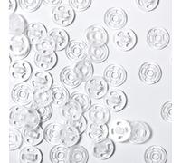 40 Paare Kunststoff Druckknopf Verschlussknöpfe Transparente Knöpfe Unsichtbare Annähen Druckknöpfe Kunststoff Klare Knöpfe Hemd Aufnähen Knöpfe für DIY Handwek Nähen von Kleidung (21 mm/ 0,83 Zoll)