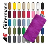 40 Rollen - Nähmit - Gütermann PERMA -120 Nähgarn + GRATIS FARBKARTE 120er 1000m Polyester Nähmaschinengarn für Haushalts & Industrie Nähmaschine Qualitäts Nähgarn