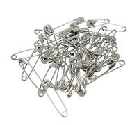 40 Sicherheitsnadeln - 22 mm - Farbe Silber - Nickelfrei (22 mm)