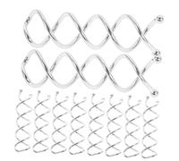 40 Stk Hochzeit Haarnadel Griffe Frisuren-Tools Halter spiralförmige Haarspangen für Frauen spiralförmiges Haar wirbelt Mini Haarschmuck Braut Haarnadel Spiral-Haarspangen Silver FRCOLOR