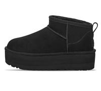 Ugg - Stiefel und Stiefletten Damen - W Classic Ultra Mini Platform Black für Damen, aus Leder - schwarz schwarz 9 US