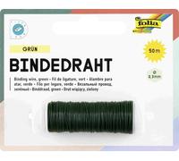 4001868032710 Folia Folia Bindedraht, Blumendraht 50m, Durchmesser 0,3 mm, grün aus Eisen Grün