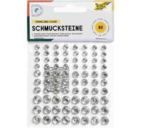 4001868067965 FOLIA Folia Schmucksteine SPARKLING CLEAR, selbstklebend, 80 Stück