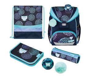 4008110284361 Herlitz Herlitz Schulranzen UltraLight Plus Flower Owl 15 Liter befüllt Blau