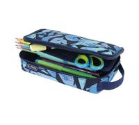 Herlitz Schüleretui Faulenzer 2 Go Polyester 210 x 60 mm CamoBlue