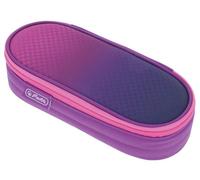 Herlitz Schlampermäppchen befüllt Dip Dye, pink/purple, 21,5 cm