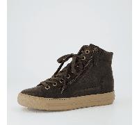 Paul Green Mid-Sneaker 4024 Glattleder Moro Dunkelbraun Damen Größe 38,5