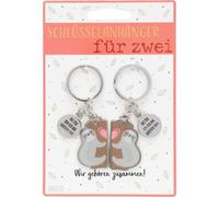 Gruss & Co - Paar-Schlüsselanhänger "Faultier"