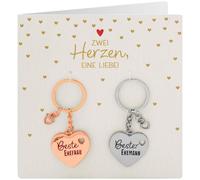 Sheepworld Paar-Schlüsselanhänger Motiv 'Herz'