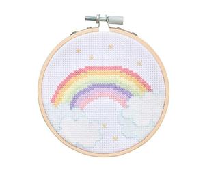 4051271174651 Rico Design GmbH & Co.KG Stickpackung Mini Kit Regenbogen