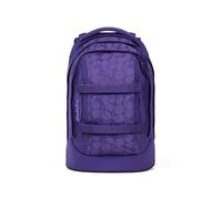 Satch Pack Schulrucksack ab 5. Klasse ergonomisch 30L Stauraum standfest Organisationstalent Bright Faces - Lila