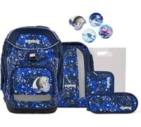 ergobag Pack Set Schulranzen-Set OzeanBärwohner, 6-teilig Blau 20 Liter