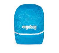 ergobag Regencape 01293-10003-10 – wasserdicht, mit Reflektoren und Gummizug – Blau