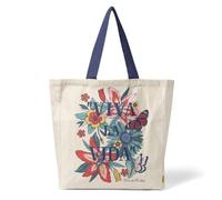 4060946832901 Thalia Baumwolltasche Frida Kahlo "Viva la Vida" Lichtgrau/Grau