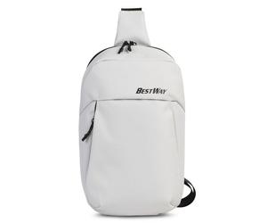 4066237036591 Heinrich Sieber BESTWAY® Rucksack Sling Bag, hellgrau, 4 Liter Grau