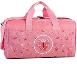 4066237040758 Heinrich Sieber Fabrizio Schmetterlings Umhängetasche junior active, rosa 38 x 21 x 18 cm Rosa