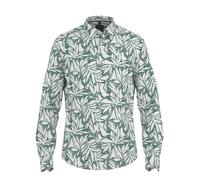 Langarmhemd OLYMP "OLYMP Casual, regular fit, Kent", Herren, Gr. L, Normaler Arm, smaragd, 100% Leinen, Hemden (20465847-L) smaragd