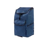 40L Einkaufswagen-Ersatztasche - Tragbar Wasserdichte Oxford Stoff Einkaufswagen Trolley -Taschen, Shopping Trolley Ersatzbeutel, Einkaufstrolley Ersatztasche Mit Seitentaschen, 35x24x57cm(Blu)