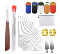 41-teiliges Nähnadeln Set aus Edelstahl,Nähset Reise mit Nähzubehör,Sewing Tool Set,Big Eye Stahl-Nähnadel,ragbares Nähzubehör,für Anfänger Kinder Erwachsene Verwandte und Freunde Zuhause