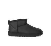 UGG Damen Classic Ultra Mini Lthr Mode-Stiefel, Schwarz, 41 EU