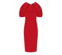 42 ELISABETTA FRANCHI RED PASSION MIDI STRICKKLEID