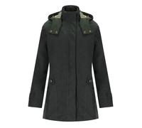 42 IT BARBOUR CANNICH WAX GRÜNE KAPUZENJACKE