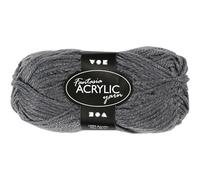 Acrylgarn grau, Länge: 80m, 3-fädig