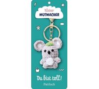 4260308346750 Pattloch Geschenkbuch Kleiner Mutmacher, Schlüsselanhänger Koala Aquamarin