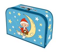4260500163025 TRÖTSCH Trötsch Kinderkoffer "Sandmann" Mond groß, Pappkoffer, Koffer aus Pappe, Geschenk Verpackung, Gutschein Verpackung,Spielkoffer, Metallgriff und Metallhenkel, Reisekoffer Kinder