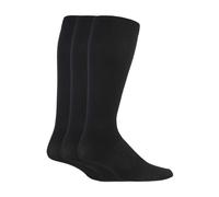 (43-45, Schwarz) IOMI - IOMI - 3 Paar Herren Reisestrümpfe Kompression Flugsocken für Geschwollene Füße