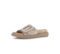 Gabor® Veloursleder Pantoletten, beige, 36 Desert