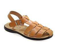 43 Beige Emmanuela Bequeme antike griechische Sandalen aus Leder für Herren, gepolsterte Einlegesohle Handgefertigte Ledersandalen, hochwertige verstellbare Sommerschuhe mit Schnalle