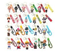 44 Stile One Piece Figur PVC Puppen Schlüsselanhänger Anhänger Monkey D. Tony Tony Chopper Zoro Süße Tasche Hängende Accessoires Periphere Geschenke P