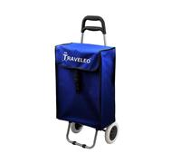 45 L Einkauf Trolley Einkaufswagen Shopping Trolley Tasche Aluminium Stabil Blau