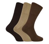 (46-50, Braun) THMO - THMO - Thermo Bambus Socken für Herren und Damen | Warm Thermosocken Schwarz