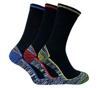 (46-50, BWS) Sock Snob - Sock Snob - 6er Pack Herren Damen Bambus Arbeitssocken für Stahlkappenstiefel