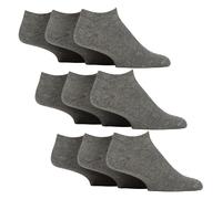 (46-50, Grau) Gentle Grip - 9er Pack Herren Diabetikersocken Kurz | Gentle Grip | Sneaker Socken Ohne Gummi