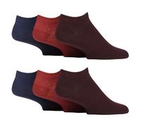 6er-Pack Herren Diabetiker Trainingssocken | Gepolsterte Fußweite Knöchelsocken EU 46 - 48