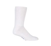 (46-50, Weiß) IOMI - IOMI - 3er Pack Diabetikersocken Extra Weit | Gesundheitssocken mit Komfortbund
