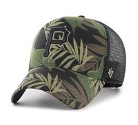 47 47Brand Pittsburgh Pirates Brown Tropic Pop Under MVP Trucker Snapback Cap
