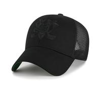 '47 Anaheim Ducks NHL Black on Black Most Value P. Branson Schwarz Verstellbare Trucker Cap - One-Size