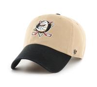 '47 Anaheim Ducks NHL Clean Up Two Tone Khaki Schwarz Verstellbare Cap One-Size