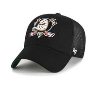 '47 Anaheim Ducks NHL Most Value P. Branson Schwarz Verstellbare Trucker Cap - One-Size